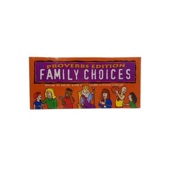 VTG Family Choices Proverbs Edition Faith Kidz Board Game Family Night - Picture 2 of 13